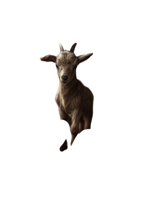 Goliath With Goat Vinyl Car Decal Sticker – Waterproof & UV-Resistant 