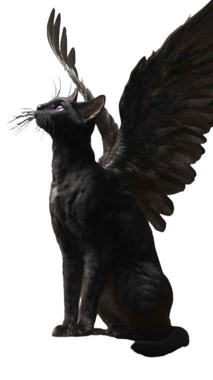 Surreal Feline Hybrid V2 Vinyl Car Decal Sticker – Waterproof & UV-Resistant 