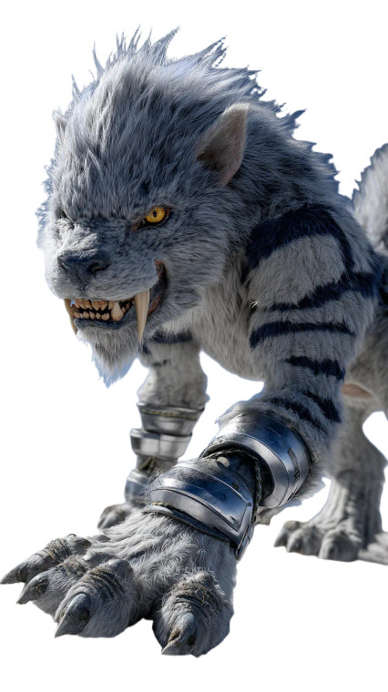 Majestic Icy Wolf Vinyl Car Decal Sticker – Waterproof & UV-Resistant 