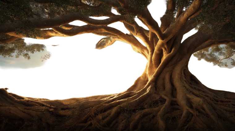 Majestic Growth Tree Vinyl Car Decal Sticker – Waterproof & UV-Resistant 