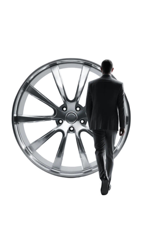 Business Man Walking V2 Vinyl Car Decal Sticker – Waterproof & UV-Resistant 