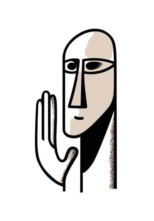 Stylized Greek Sculpture Vinyl Car Decal Sticker – Waterproof & UV-Resistant 