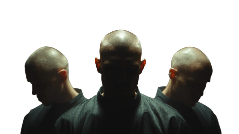 Bald Men Composition Vinyl Car Decal Sticker – Waterproof & UV-Resistant 