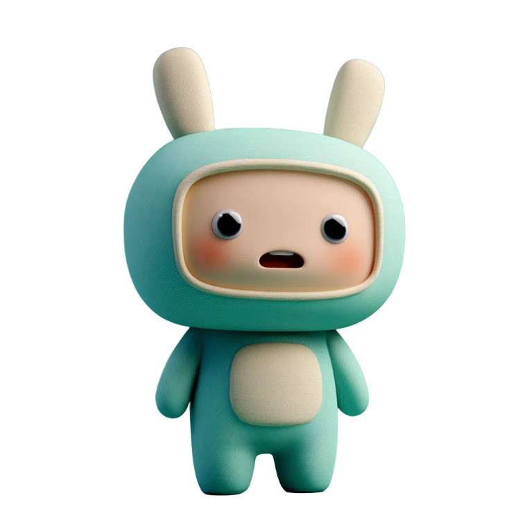 Cute 4D Cartoon Vinyl Car Decal Sticker – Waterproof & UV-Resistant 