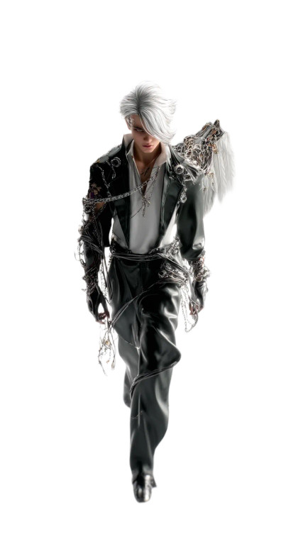 Cyberpunk Angel Man Vinyl Car Decal Sticker – Waterproof & UV-Resistant 