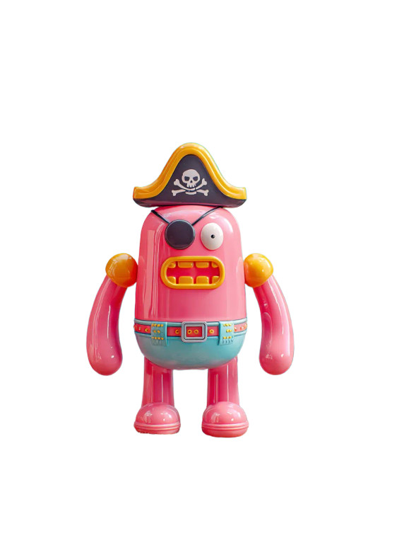 Pirate Alien Figure Vinyl Car Decal Sticker – Waterproof & UV-Resistant 
