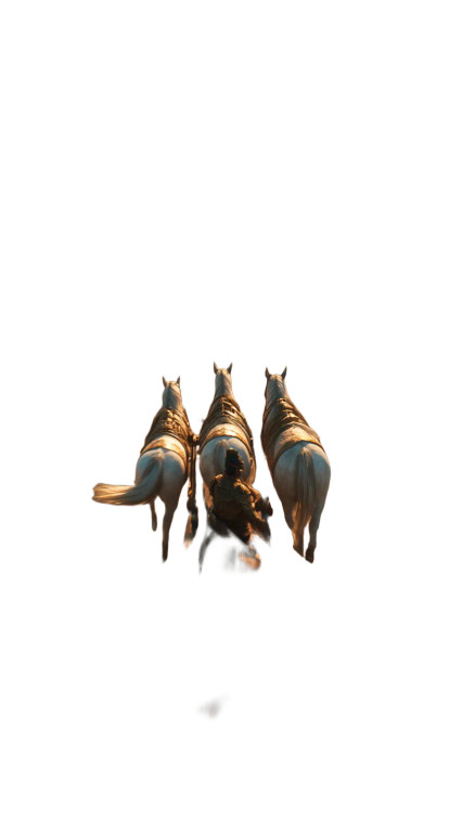 Ancient Indian Chariot Vinyl Car Decal Sticker – Waterproof & UV-Resistant 