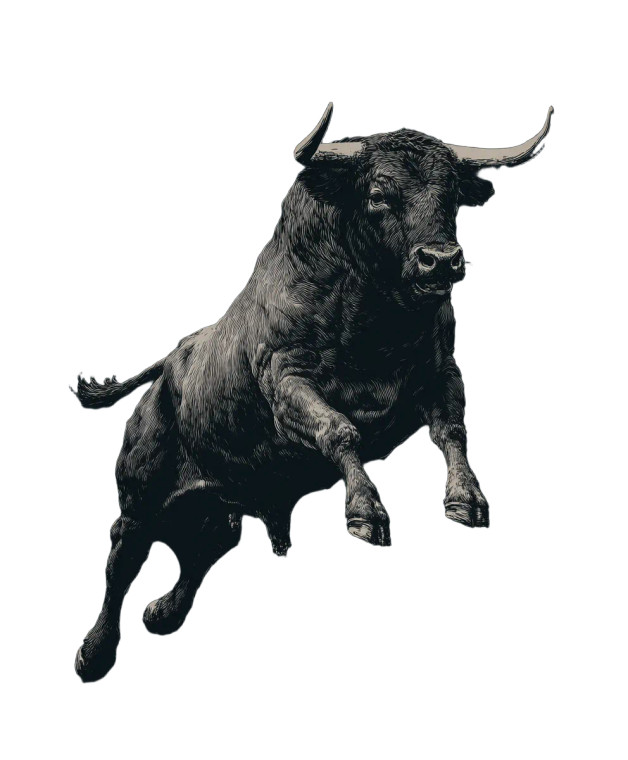 Joyful Leaping Bull Vinyl Car Decal Sticker – Waterproof & UV-Resistant  Joyful Leaping Bull Vinyl Car Decal Sticker – Waterproof & UV-Resistant