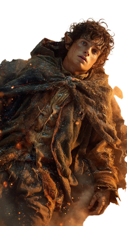 Epic Frodo Scene Vinyl Car Decal Sticker – Waterproof & UV-Resistant 