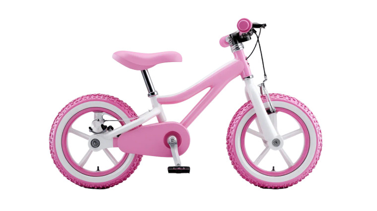 Pink Kids Bicycle Vinyl Car Decal Sticker – Waterproof & UV-Resistant 