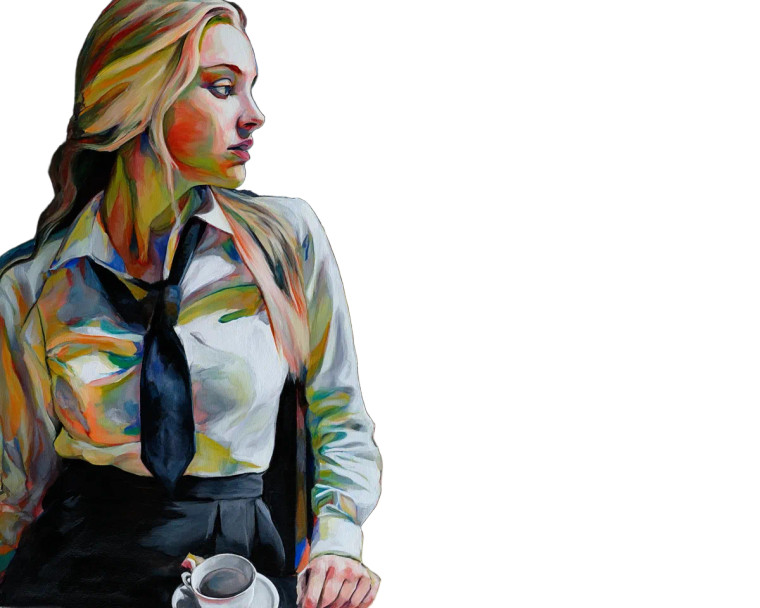 Alice In Attire Vinyl Car Decal Sticker – Waterproof & UV-Resistant 