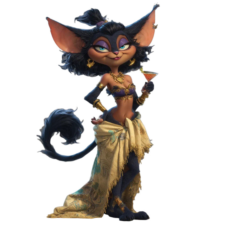 Egyptian Cat Queen Vinyl Car Decal Sticker – Waterproof & UV-Resistant 