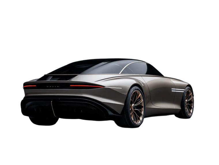 Futuristic Concept Car V8 Vinyl Car Decal Sticker – Waterproof & UV-Resistant 