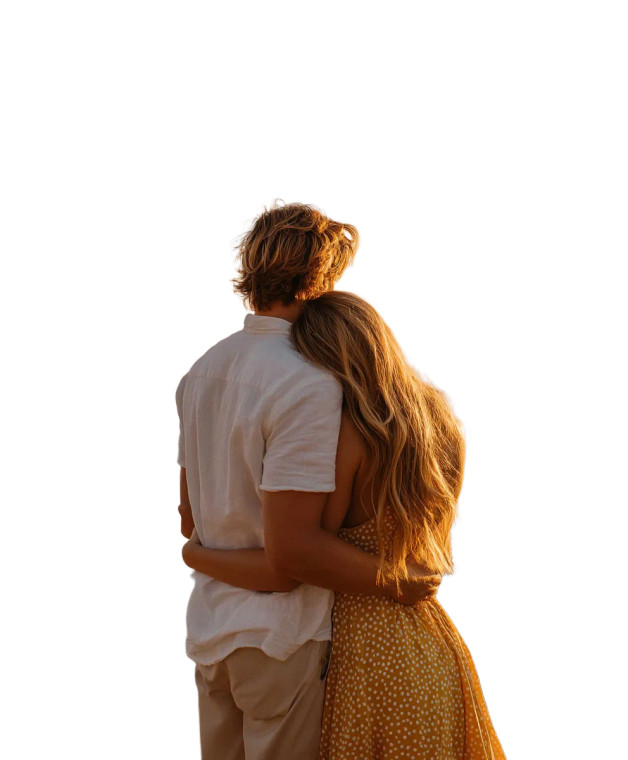 Romantic Beach Couple V5 Vinyl Car Decal Sticker – Waterproof & UV-Resistant 