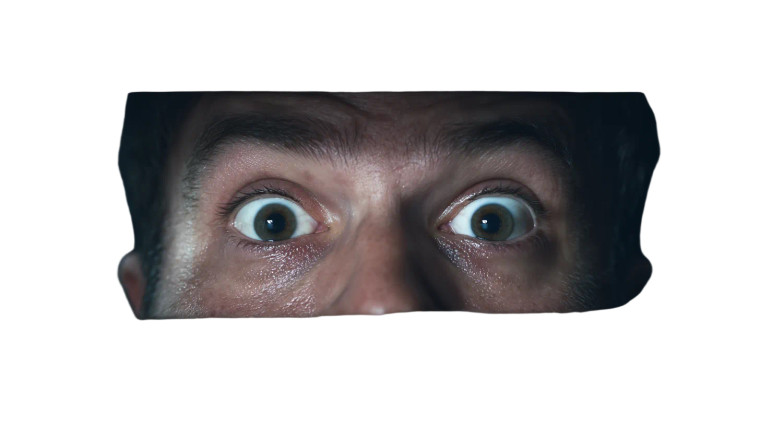 Hiding Man Vinyl Car Decal Sticker – Waterproof & UV-Resistant 