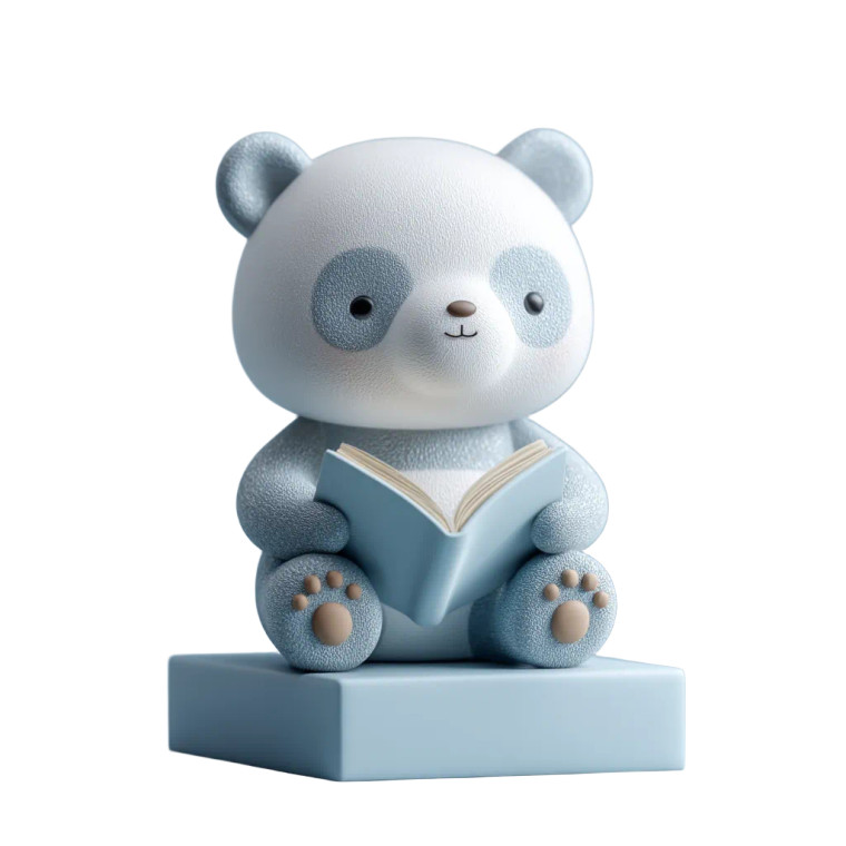 Panda Mascot Vinyl Car Decal Sticker – Waterproof & UV-Resistant 