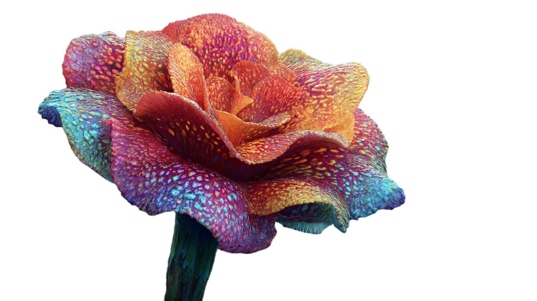 Magical Rafflesia Vinyl Car Decal Sticker – Waterproof & UV-Resistant 