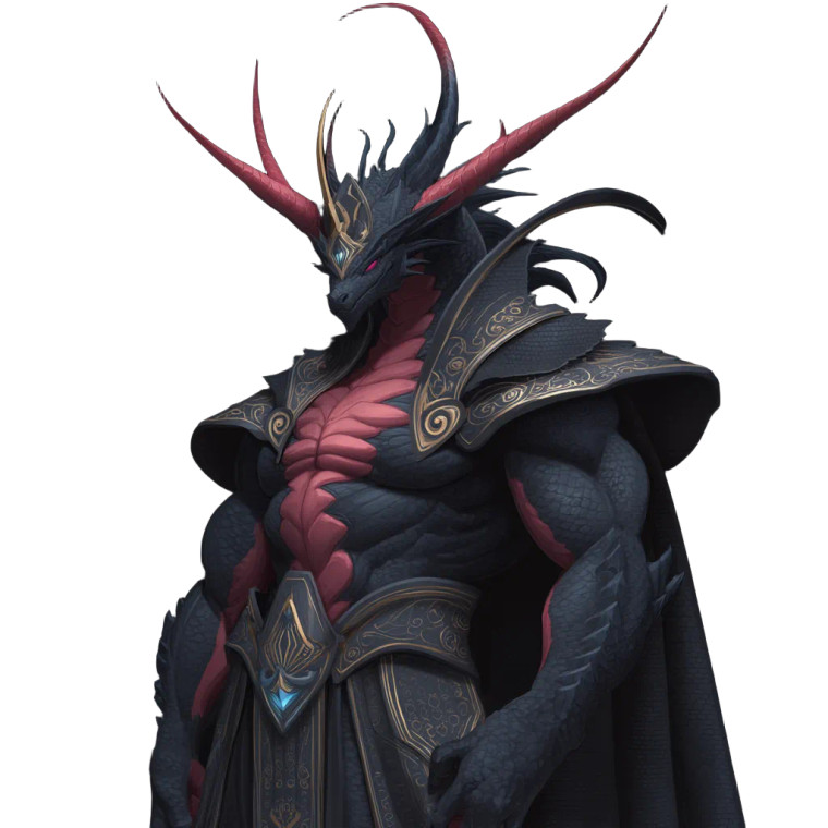 Dragon Emperor Vinyl Car Decal Sticker – Waterproof & UV-Resistant 