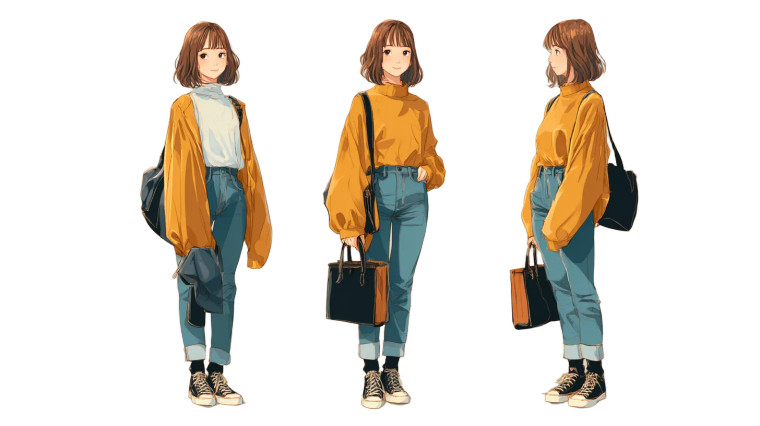 Japanese College Student V2 Vinyl Car Decal Sticker – Waterproof & UV-Resistant 