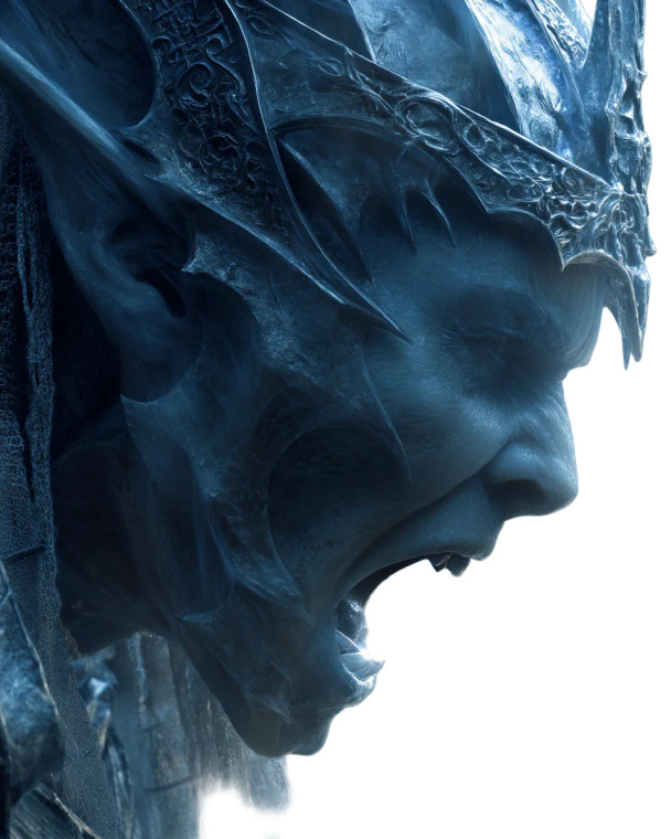 Screaming Lich King Vinyl Car Decal Sticker – Waterproof & UV-Resistant 