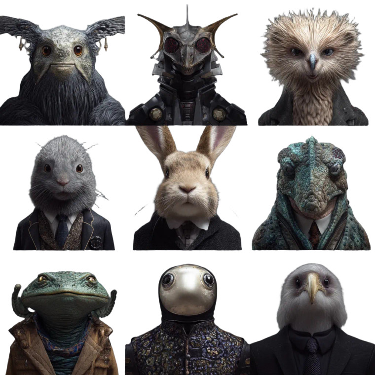 Alien Animals Vinyl Car Decal Sticker – Waterproof & UV-Resistant 