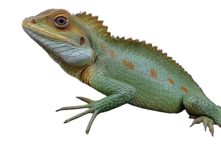 Climbing Chameleon Vinyl Car Decal Sticker – Waterproof & UV-Resistant 