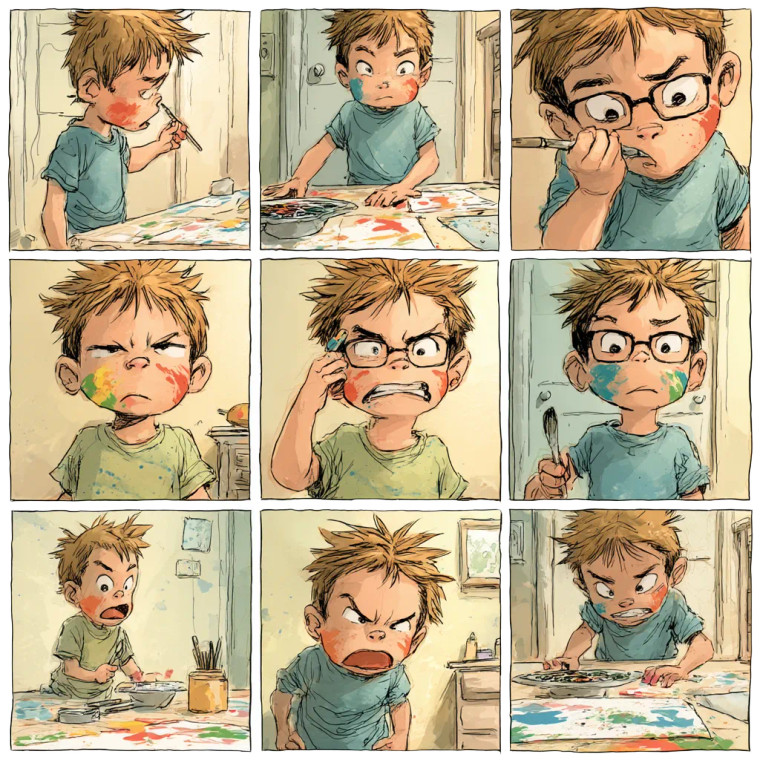 Mischievous Boy Cartoon Vinyl Car Decal Sticker – Waterproof & UV-Resistant 