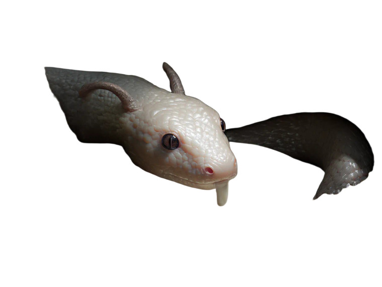 Mythical Serpent Drinking Vinyl Car Decal Sticker – Waterproof & UV-Resistant 