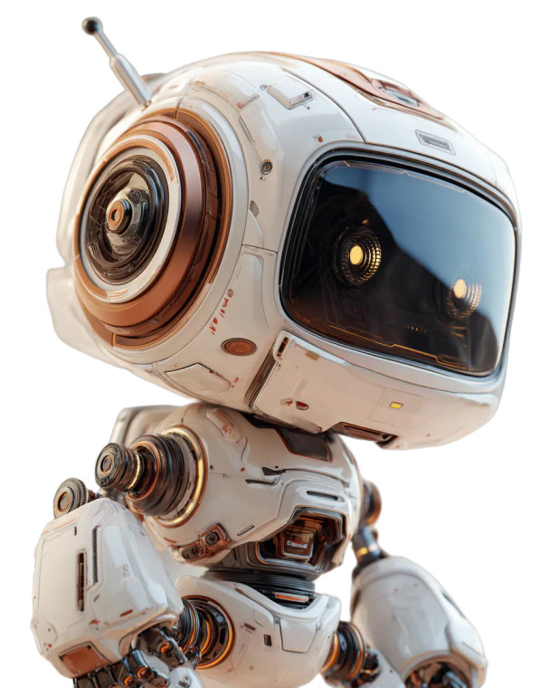 High-Tech Robot V2 Vinyl Car Decal Sticker – Waterproof & UV-Resistant 