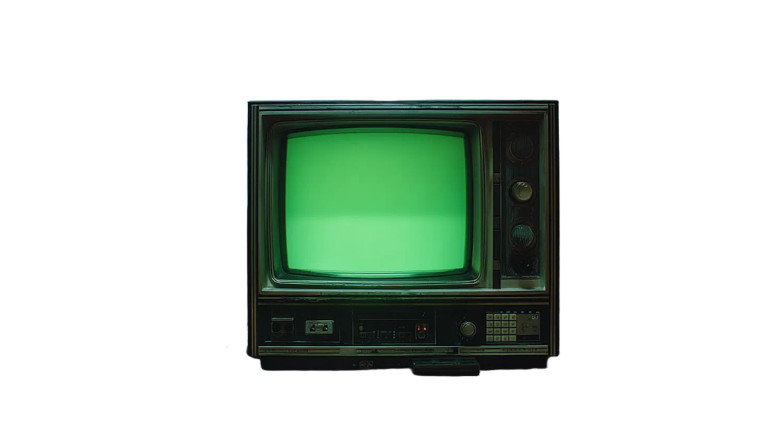 Retro Green Tv V2 Vinyl Car Decal Sticker – Waterproof & UV-Resistant 