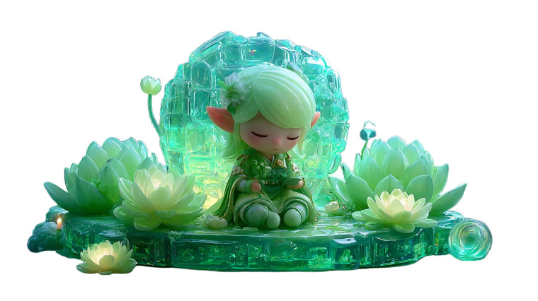 Lily Elf Baby Vinyl Car Decal Sticker – Waterproof & UV-Resistant 