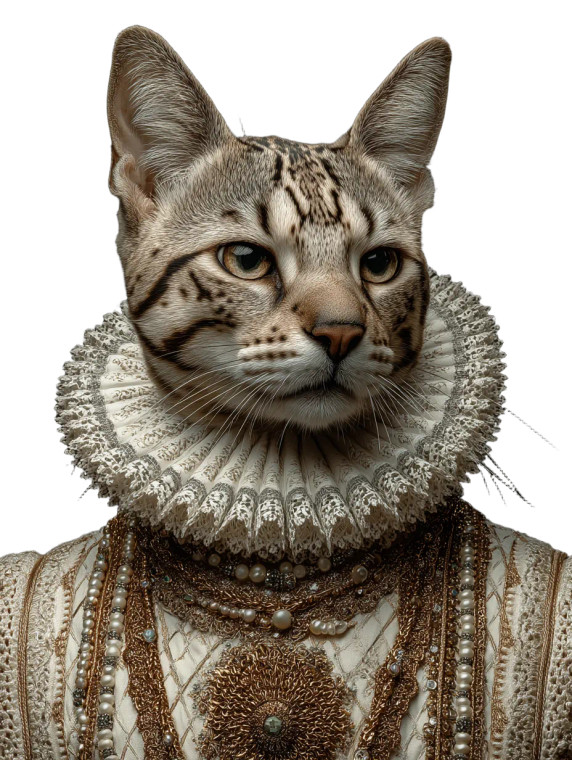 Savannah Cat Portrait Vinyl Car Decal Sticker – Waterproof & UV-Resistant 