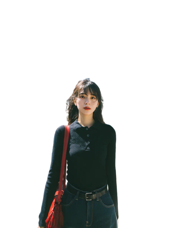 Urban Schoolgirl Stroll Vinyl Car Decal Sticker – Waterproof & UV-Resistant 