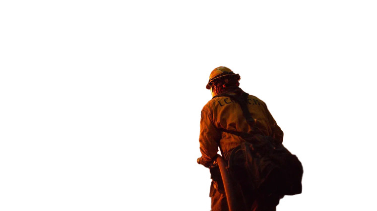 Heroic Firefighter Action V2 Vinyl Car Decal Sticker – Waterproof & UV-Resistant 