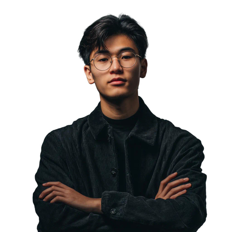 Young Entrepreneur Portrait V2 Vinyl Car Decal Sticker – Waterproof & UV-Resistant 