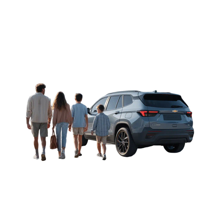 Family Walking V2 Vinyl Car Decal Sticker – Waterproof & UV-Resistant 