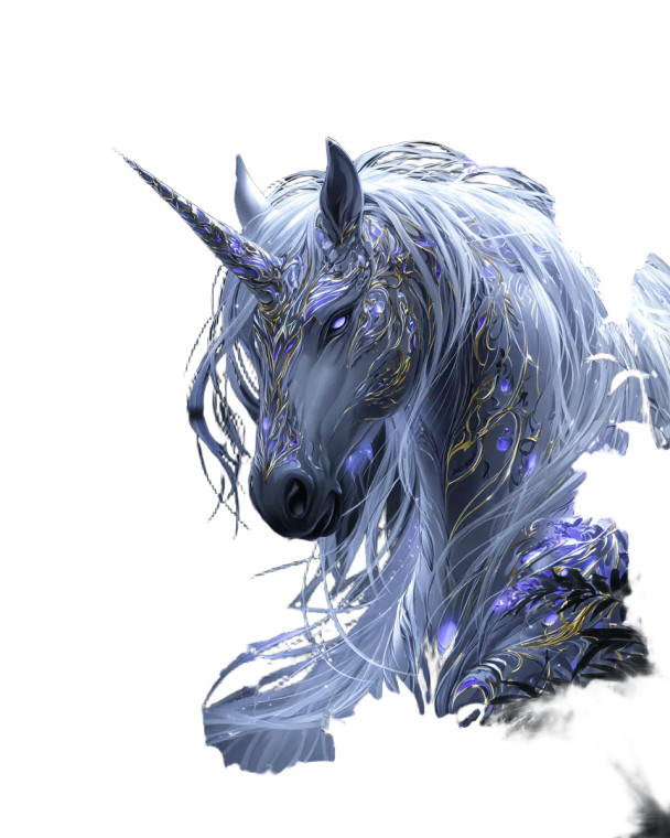 Iridescent Unicorn Vinyl Car Decal Sticker – Waterproof & UV-Resistant 