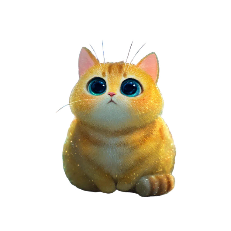 Cute Cat V31 Vinyl Car Decal Sticker – Waterproof & UV-Resistant 