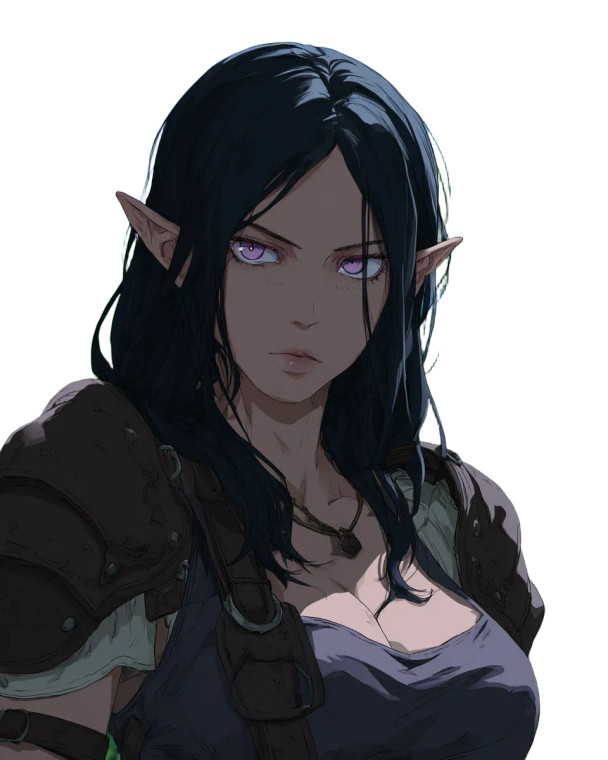 Pale Elf Adventurer Vinyl Car Decal Sticker – Waterproof & UV-Resistant 