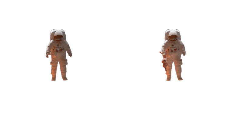 Astronaut With Rabbit V2 Vinyl Car Decal Sticker – Waterproof & UV-Resistant 