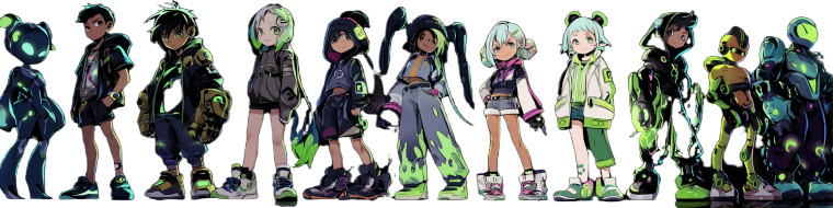 Alien Character Collage Vinyl Car Decal Sticker – Waterproof & UV-Resistant 