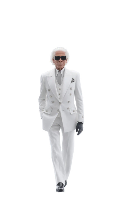 Futuristic Chanel Icon Vinyl Car Decal Sticker – Waterproof & UV-Resistant 