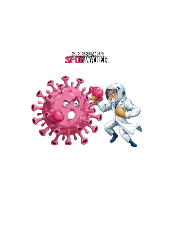 Virus Vs Doctor Vinyl Car Decal Sticker – Waterproof & UV-Resistant 