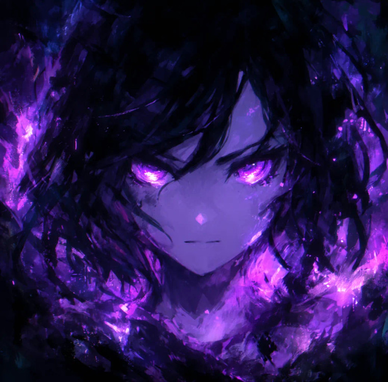 Dark Fantasy Anime Girl V2 Vinyl Car Decal Sticker – Waterproof & UV-Resistant 