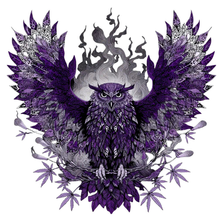 Purple Haze Coat Vinyl Car Decal Sticker – Waterproof & UV-Resistant 