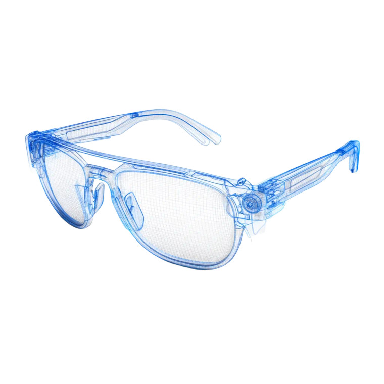 Hologram Sunglasses Vinyl Car Decal Sticker – Waterproof & UV-Resistant 