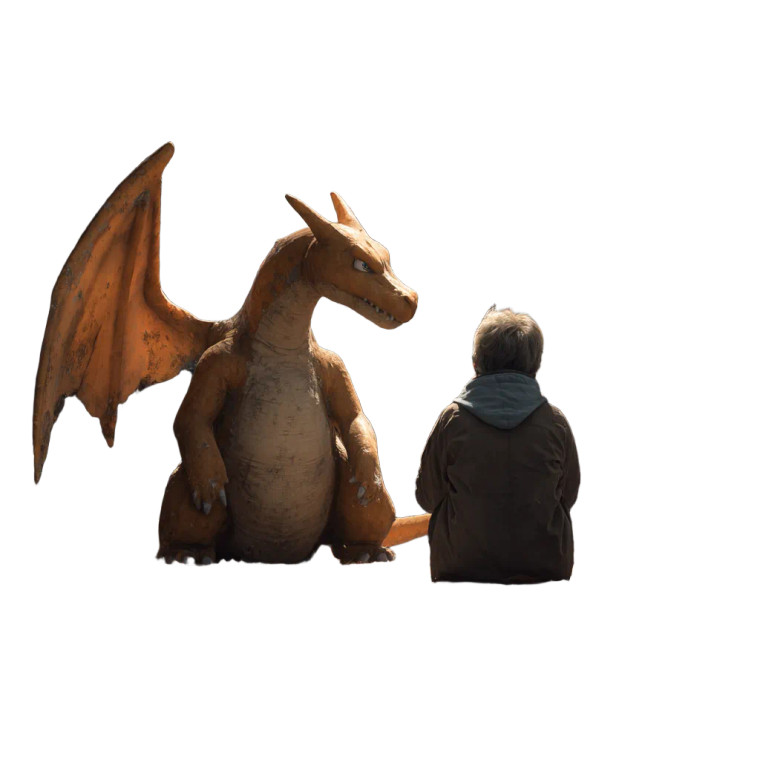 The Fall Of Charizard Vinyl Car Decal Sticker – Waterproof & UV-Resistant 