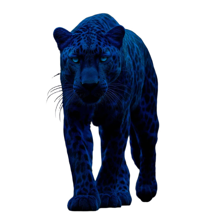 Neon Glowing Leopard Vinyl Car Decal Sticker – Waterproof & UV-Resistant 
