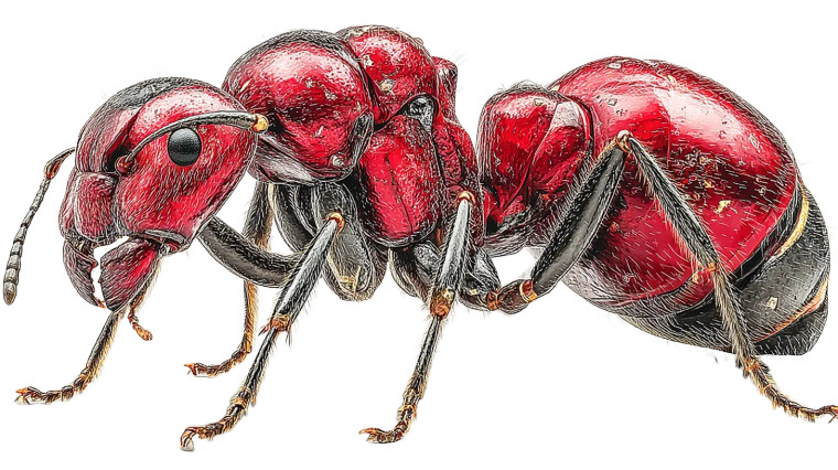 Metallic Flying Ant Vinyl Car Decal Sticker – Waterproof & UV-Resistant 