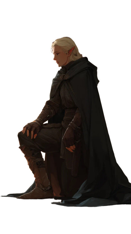 Elf Necromancer Servant Vinyl Car Decal Sticker – Waterproof & UV-Resistant 